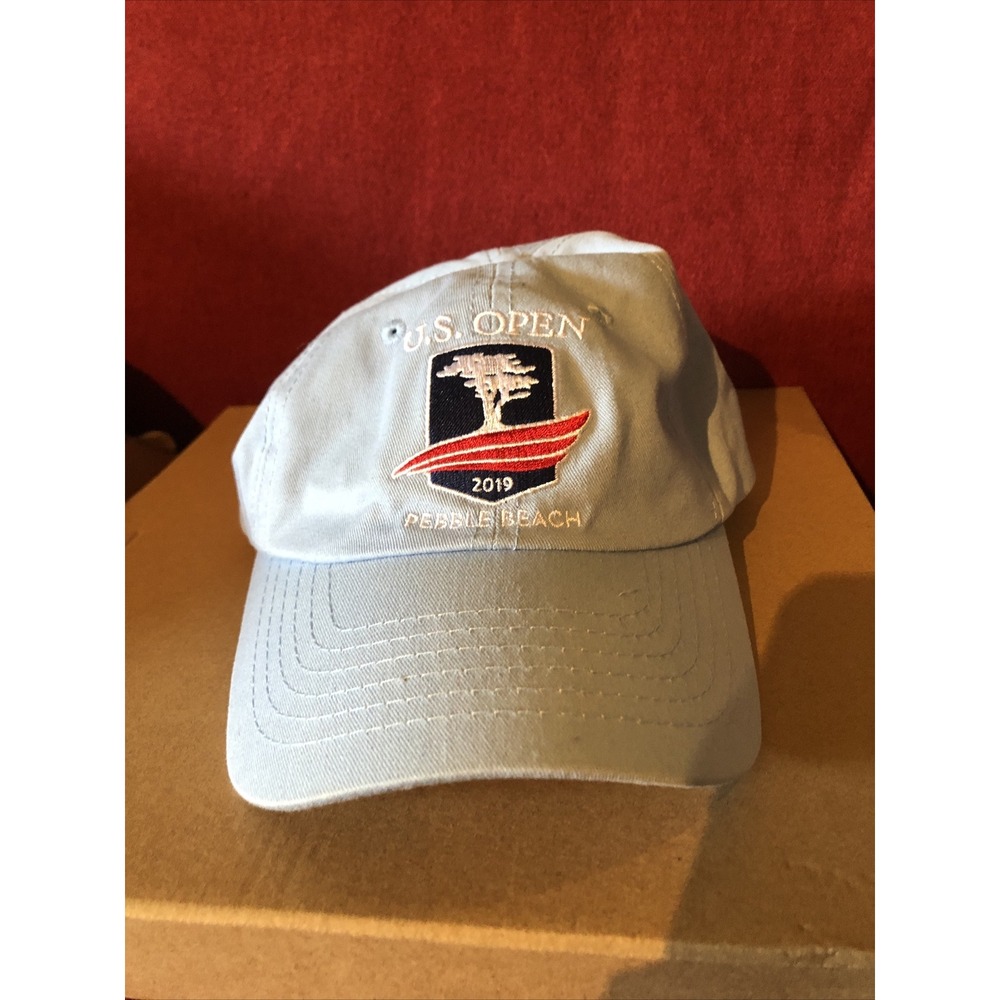 US Open Golf Hat 2019 Pebble Beach Light‎ Blue Adjustable Embroidered Patch